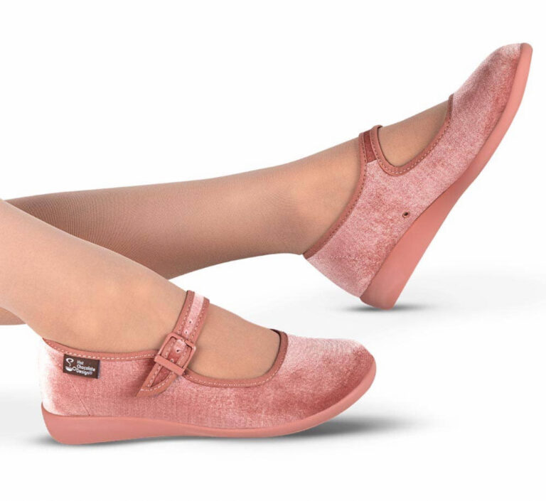Pink Velvet MJ Flat - Chocolaticas