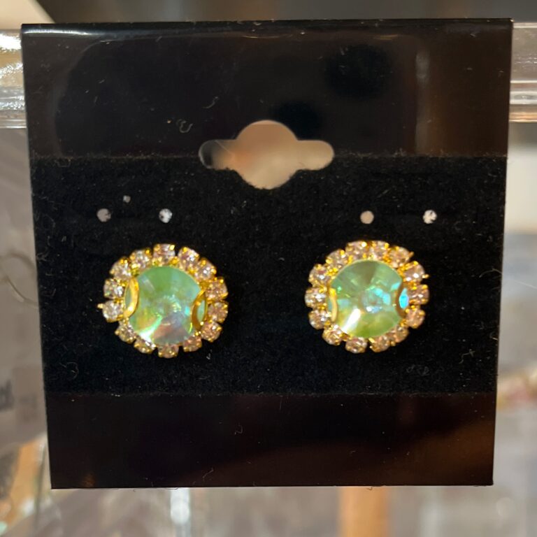 Mermaid Glitter Post Earrings