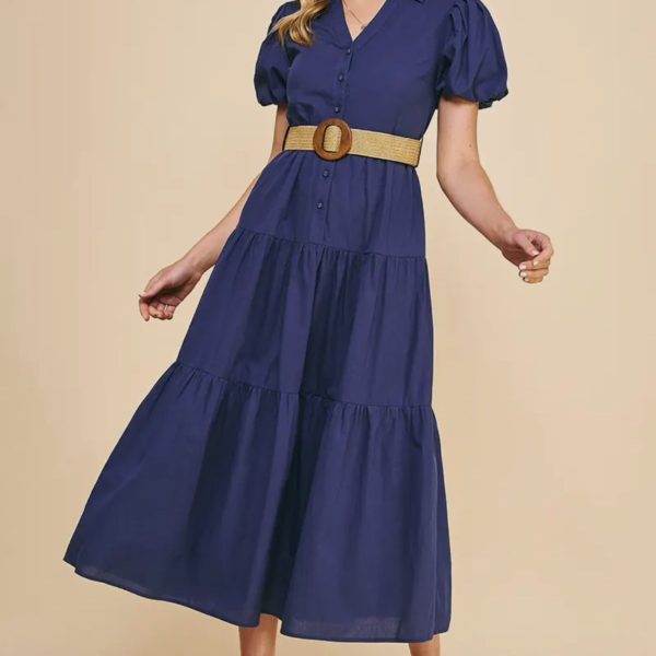 Belted Maxi Dress