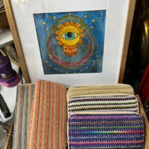 Purple Crocheted Wallet