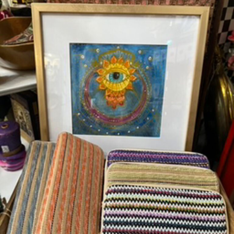 Rainbow Crocheted Wallet