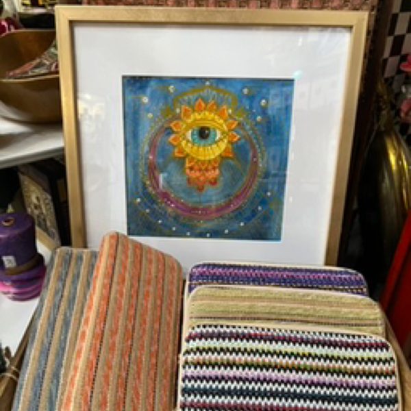 Rainbow Crocheted Wallet