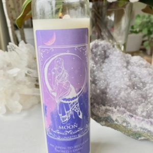 The Moon Prayer Candle
