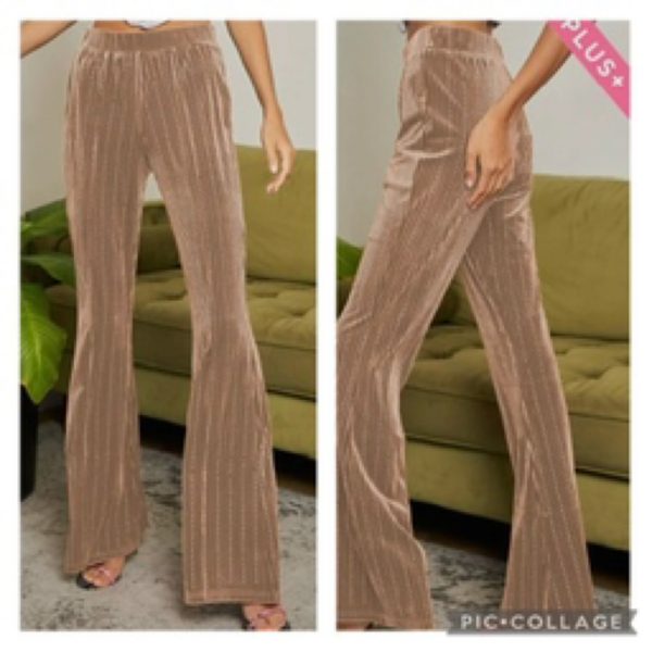 Velvet Blush Sequin Pants