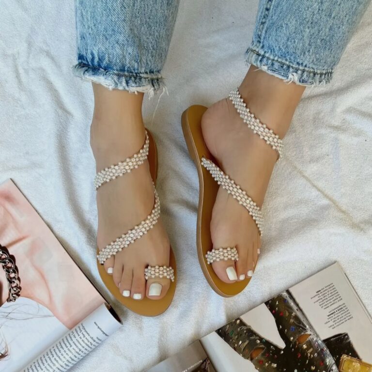 Pearl And Gem Sandals