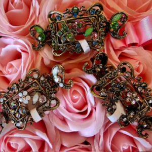 Crystal Claw Clips
