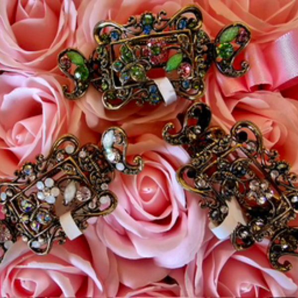 Crystal Claw Clips