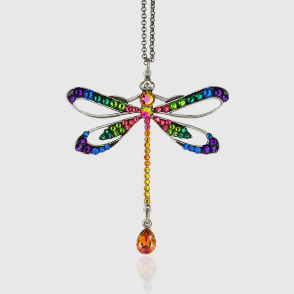 Crystal Dragonfly Necklace