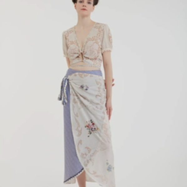 Delicate Me Tie Blouse