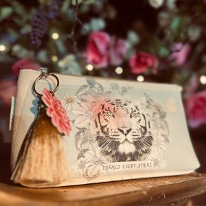 Tiger Sunshine Cosmetic Bag