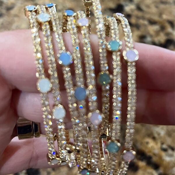 Crystal Bracelets- Opal Shades