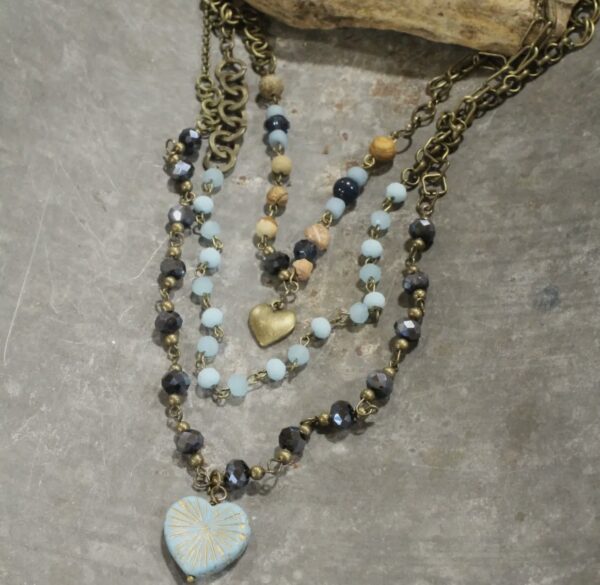 My Blue Heart Necklace - Image 5