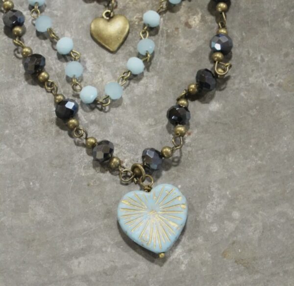 My Blue Heart Necklace - Image 4