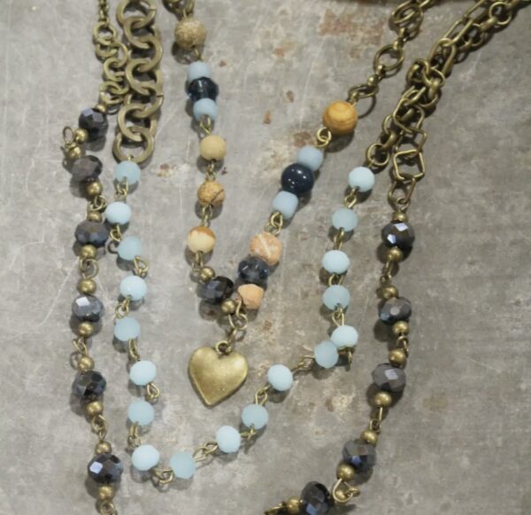 My Blue Heart Necklace - Image 3