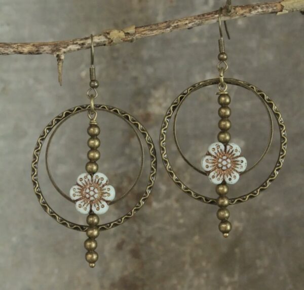 Picasso Wildflower Earrings - Image 2