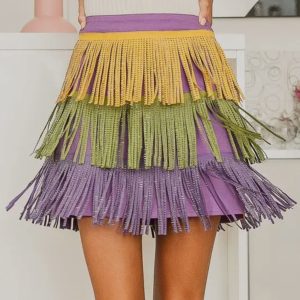Rhinestone Party Skirt