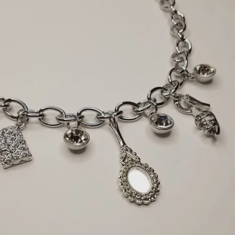 Girly Girl Silver Necklace
