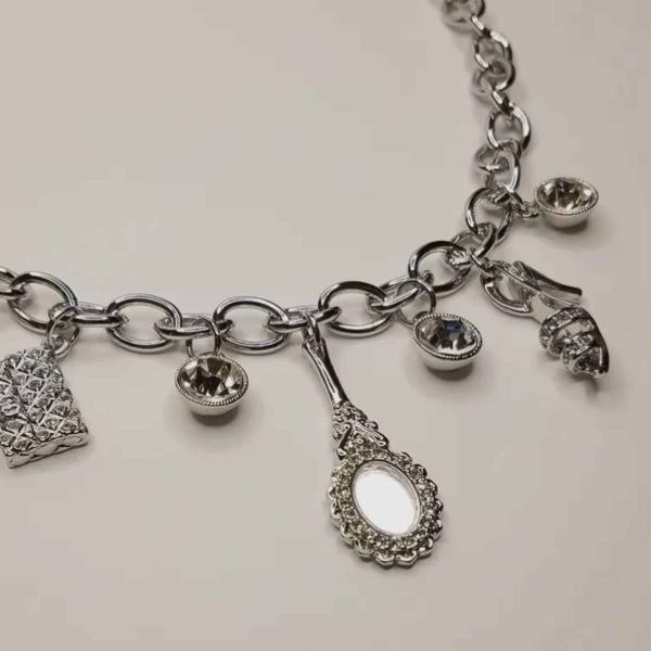 Girly Girl Silver Necklace