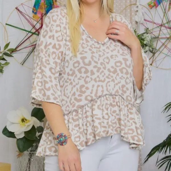 Leopard Top - Plus