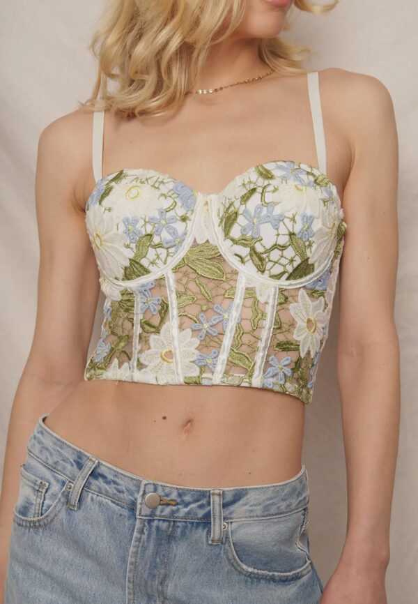Summer Garden Corset Top - Image 6