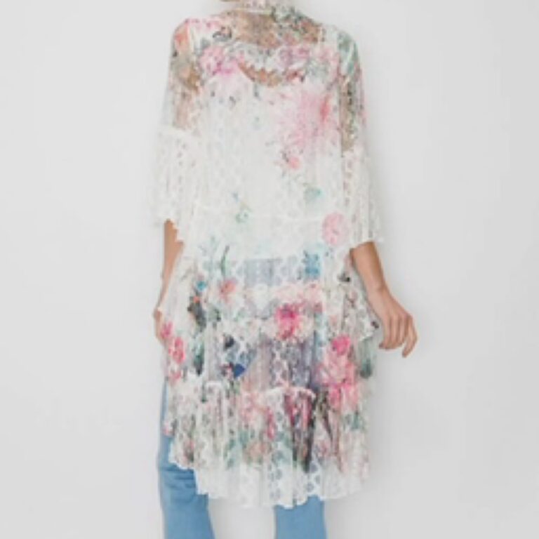 Pastel Paradise Lace Kimono