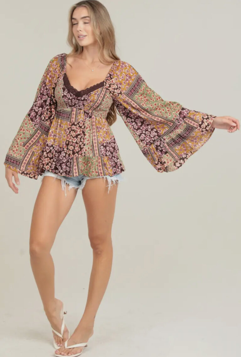 Floral Forest Top
