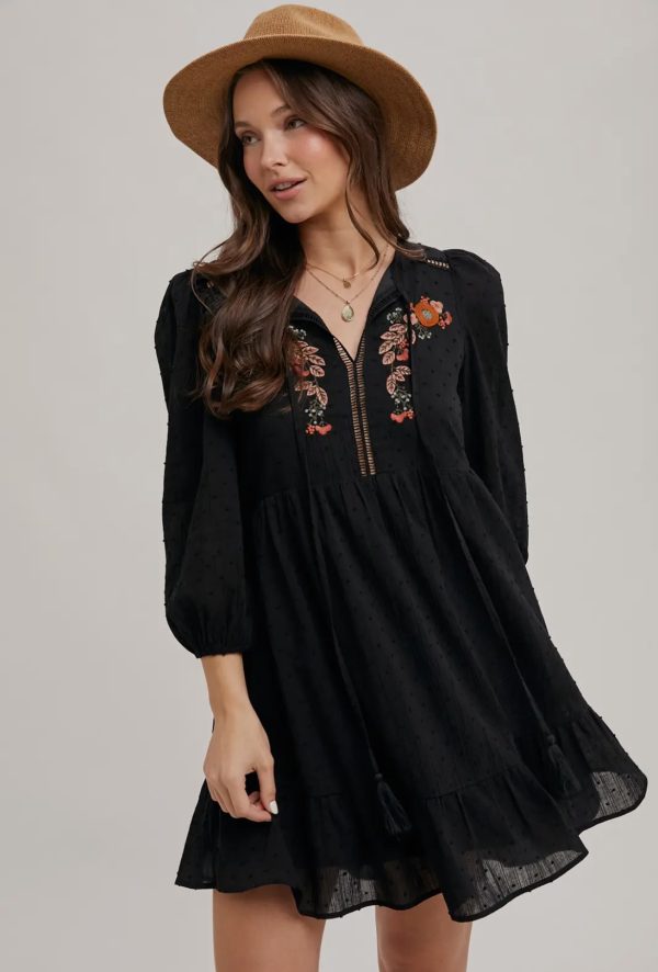 Boho Blossom Babydoll Dress - Image 5