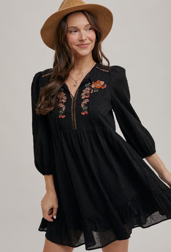 Boho Blossom Babydoll Dress - Image 6