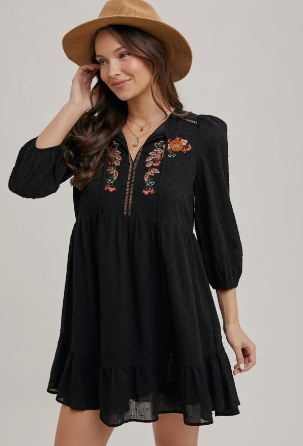 Boho Blossom Babydoll Dress - Image 8