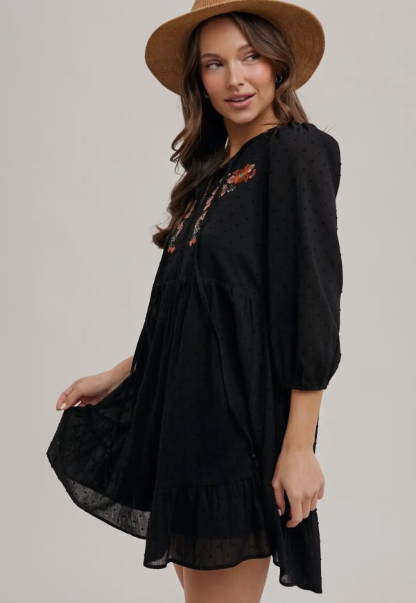 Boho Blossom Babydoll Dress - Image 2
