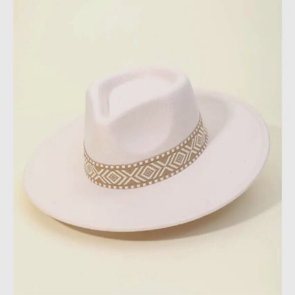 Boho Stripe Fedora Hat