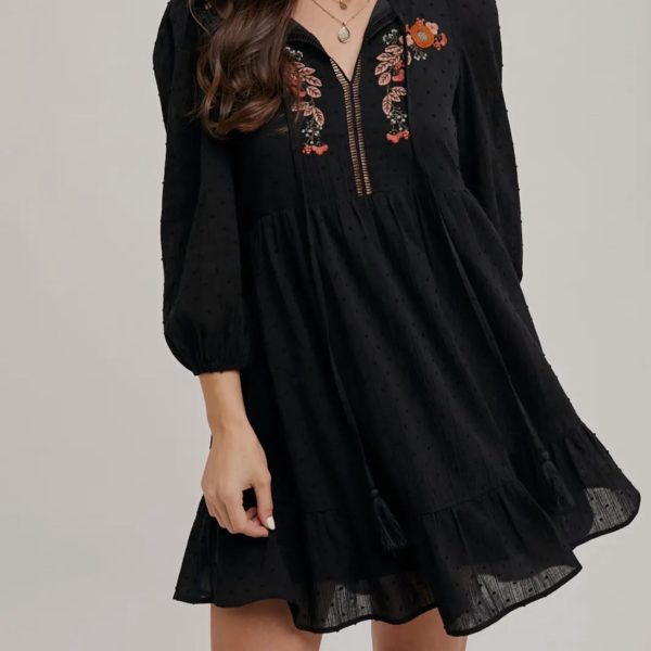 Boho Blossom Babydoll Dress