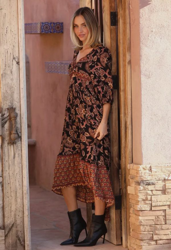 Crimson Forest Dress - Image 4