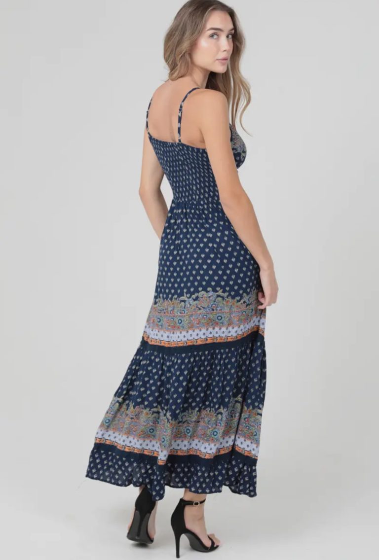Coral Garden Dress