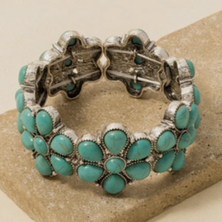Turquoise Concho Bracelet