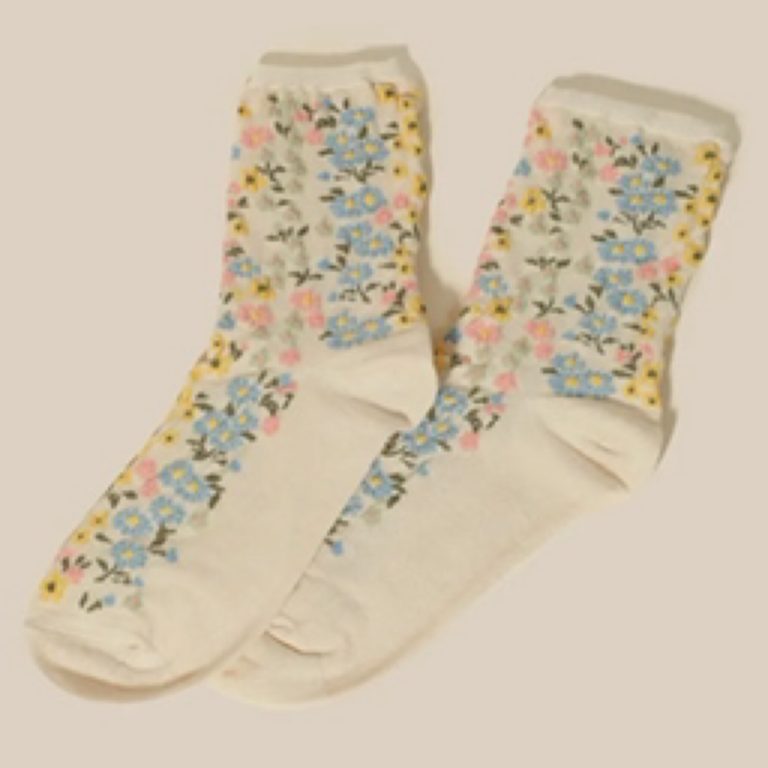 Flirty Flower Socks