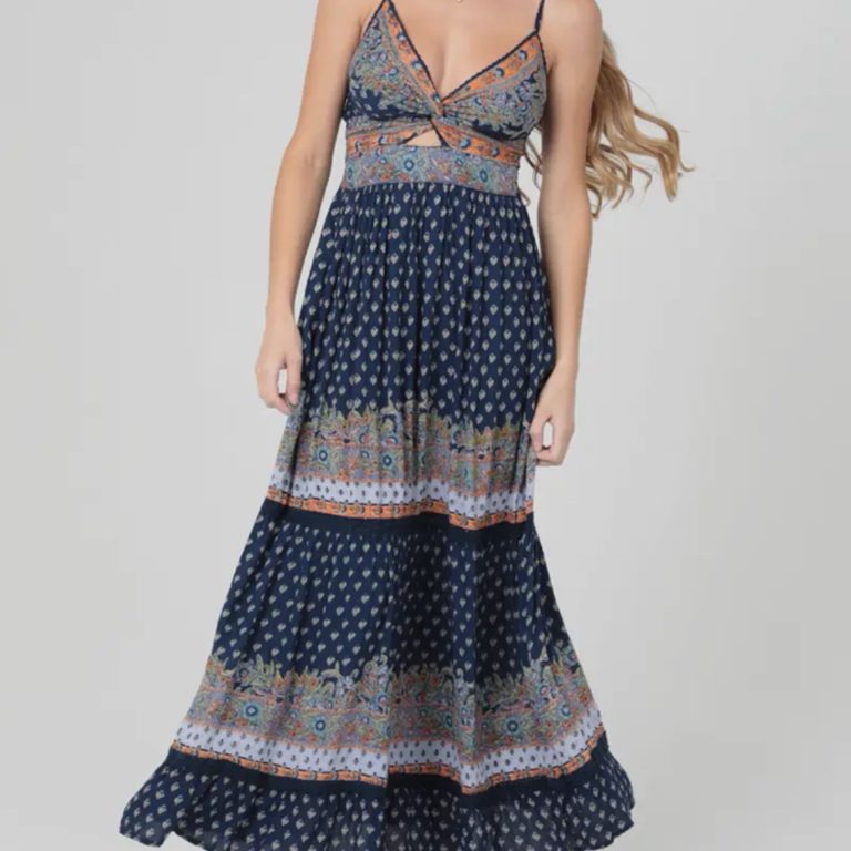 Coral Garden Dress