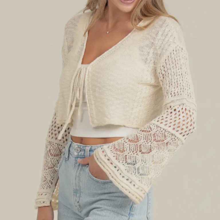 Lily Crocheted Cardi