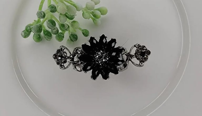 Bling Flower Hair Claws