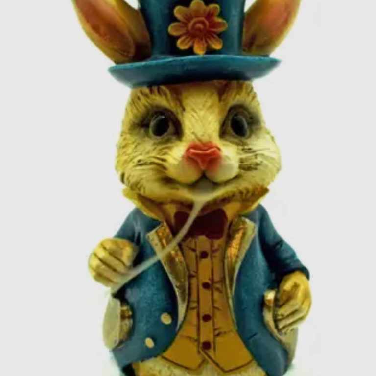 White Rabbit Backflow Incense Burner