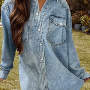 Denim Shirt Dress