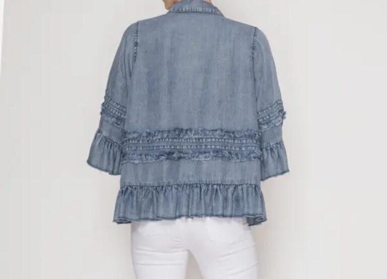 Denim & Ruffles Shrug