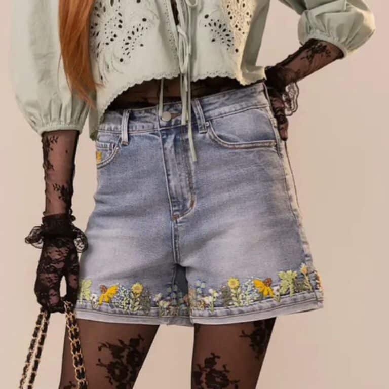 Dancing Daisy Denim Shorts