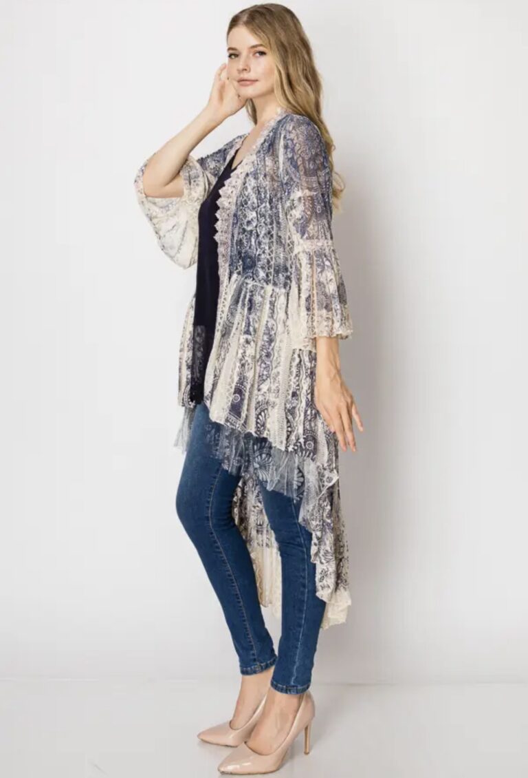 Ethereal Lace Duster